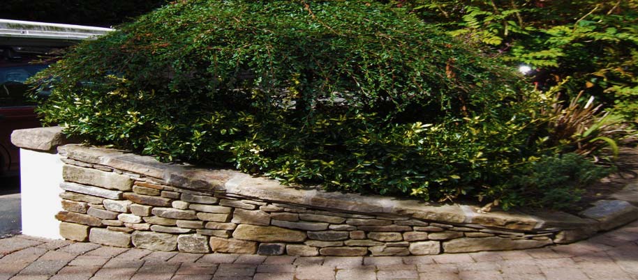 stone wall driveway cheshire